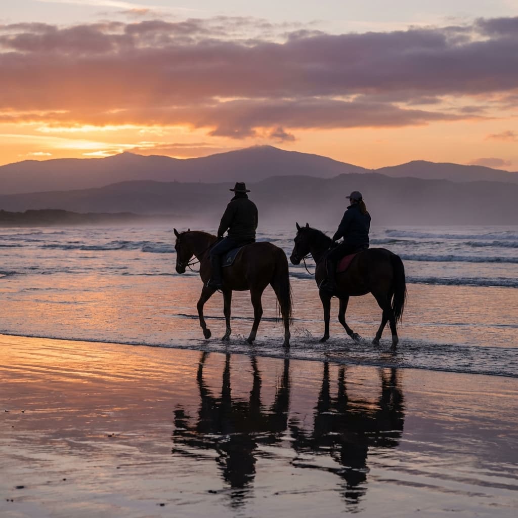 Horse Riding on Beach